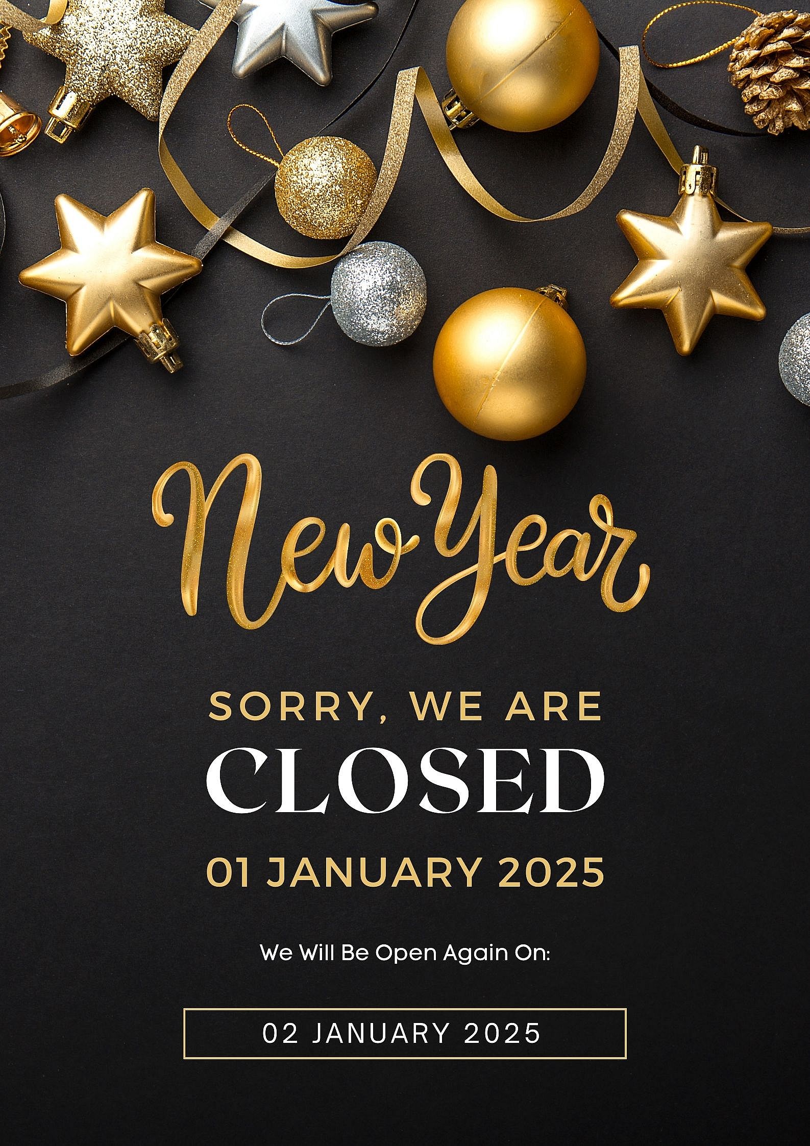 Pengumuman Libur Tahun Baru 2025